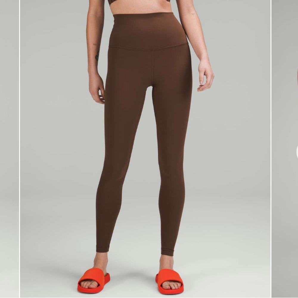 lululemon Java Brown Align Super High Waist Leggings size 4